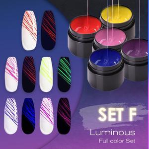 Manicure Luminous Nail Art Spider Nail Gel UV Nail Polish - Harmonifa