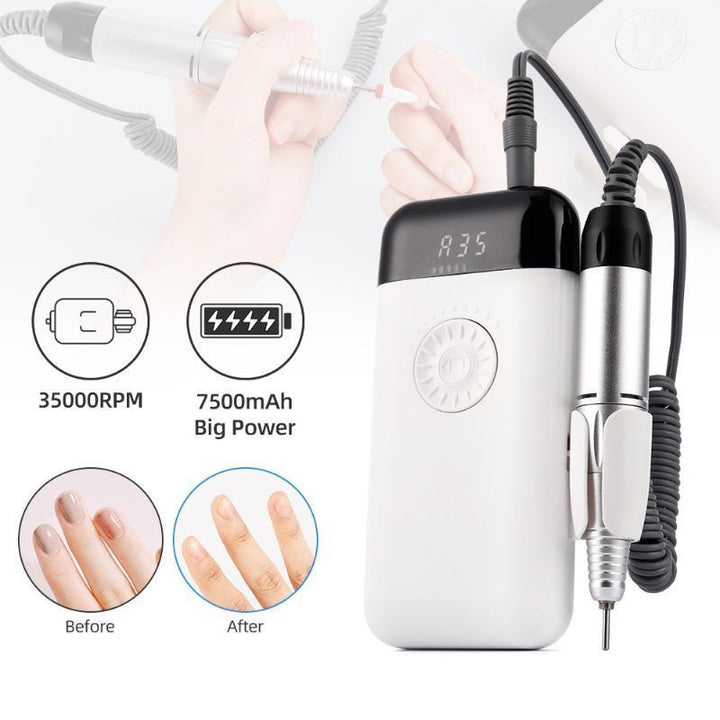 Salon Portable Manicure Drill Pedicure Drill Professional Nail Drill Machine - Harmonifa