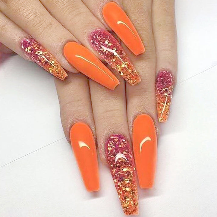 Long Ballet Nails With Flat And Pointed Water Droplets - Harmonifa