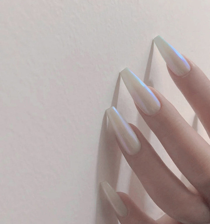 Long Ballet Nails With Flat And Pointed Water Droplets - Harmonifa