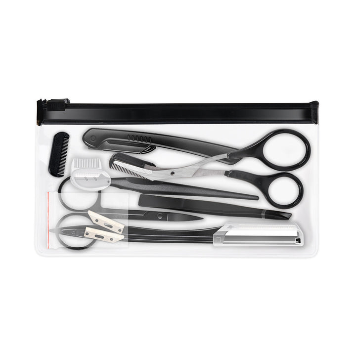 Beauty Tools Black Eyebrow Trimming Set - Harmonifa