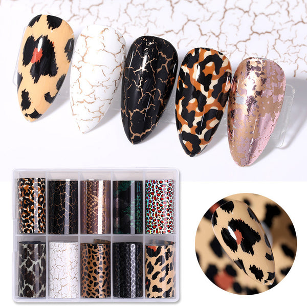 Ins Classic Manicure Nail Sticker Snake Star Set Sticker - Harmonifa