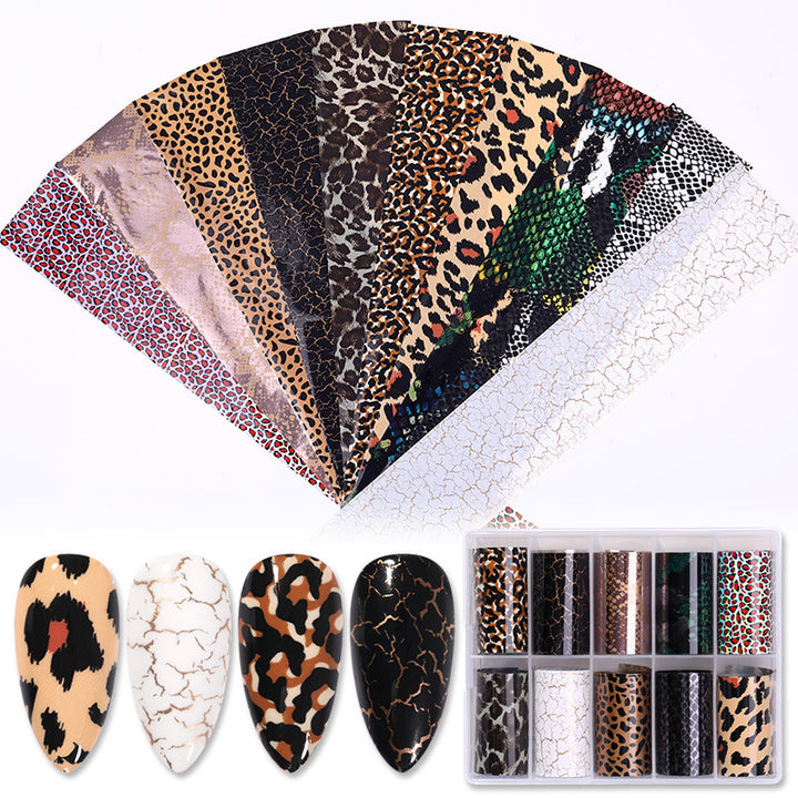 Ins Classic Manicure Nail Sticker Snake Star Set Sticker - Harmonifa