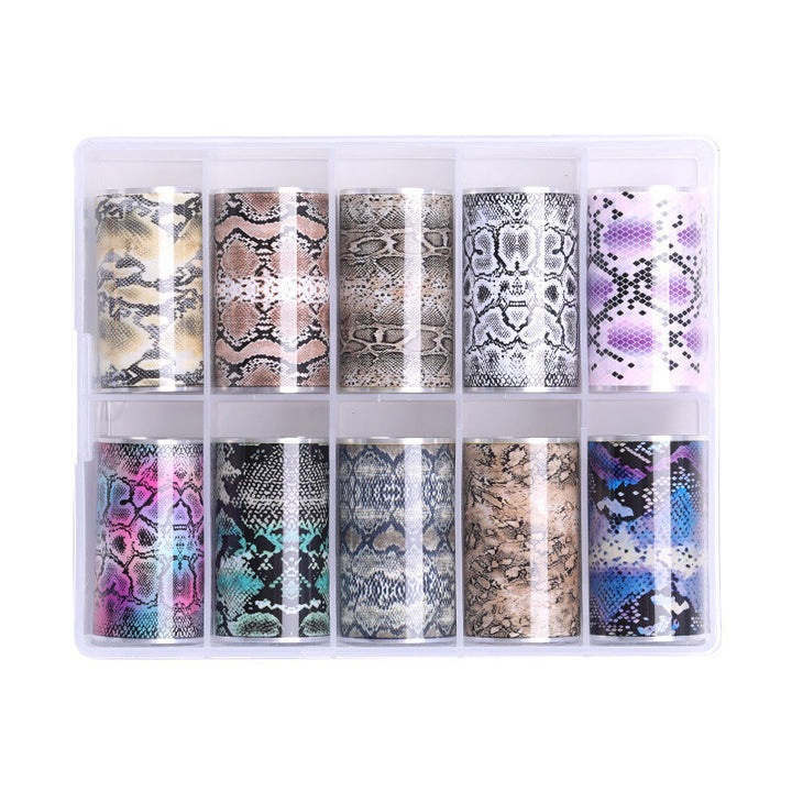 Ins Classic Manicure Nail Sticker Snake Star Set Sticker - Harmonifa