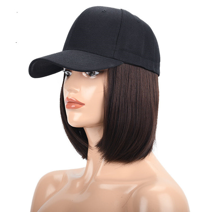 Wig Hat Wig Integrated Bob Head - Harmonifa