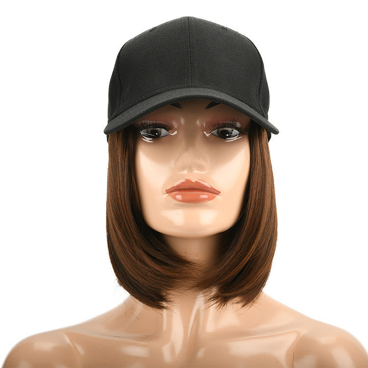 Wig Hat Wig Integrated Bob Head - Harmonifa