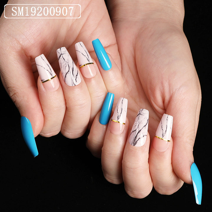 Ballet Coffin Fake Nails - Harmonifa