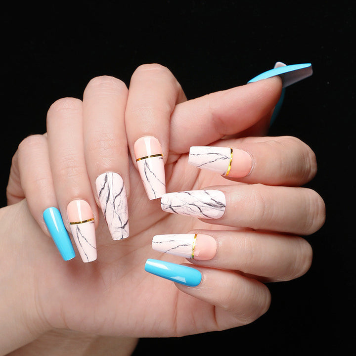 Ballet Coffin Fake Nails - Harmonifa