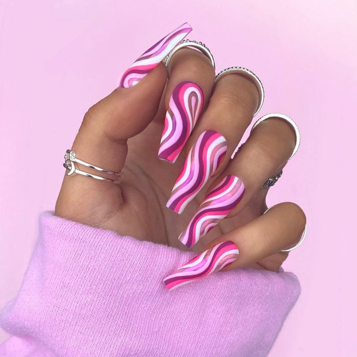 Detachable Artistic Wearable Finished Fake Nails - Harmonifa