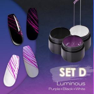 Manicure Luminous Nail Art Spider Nail Gel UV Nail Polish - Harmonifa