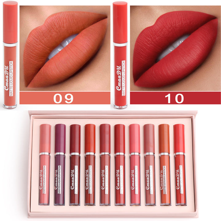 Women's Non-stick Cup Waterproof Matte Lipstick - Harmonifa