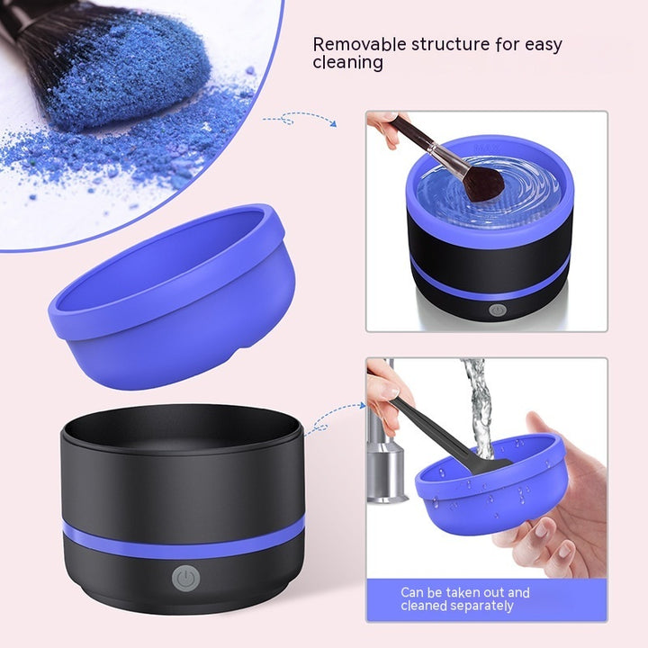 Electric Cosmetic Brush Cleaning Device with Type-C Connectivity - Harmonifa