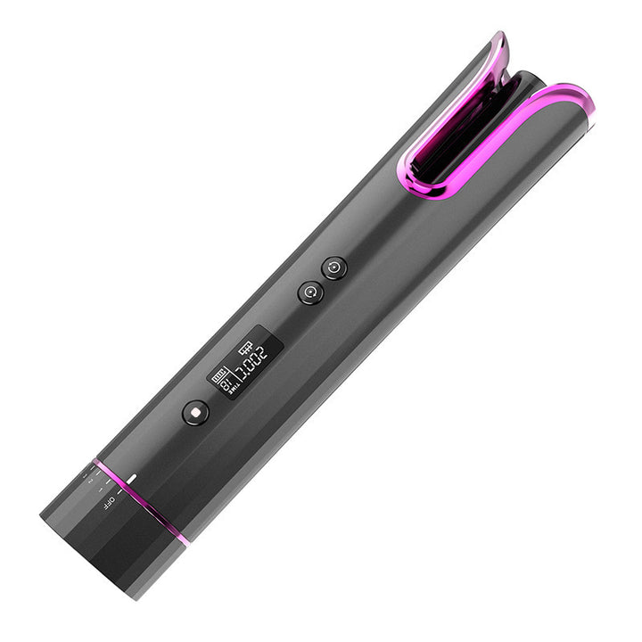 Automatic Hair Curler USB Cordless Wireless Auto Ceramic Curling Iron Hair Waver T Waves Iron Curling Wand Air Curler - Harmonifa