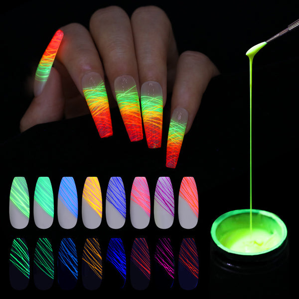 Manicure Luminous Nail Art Spider Nail Gel UV Nail Polish - Harmonifa