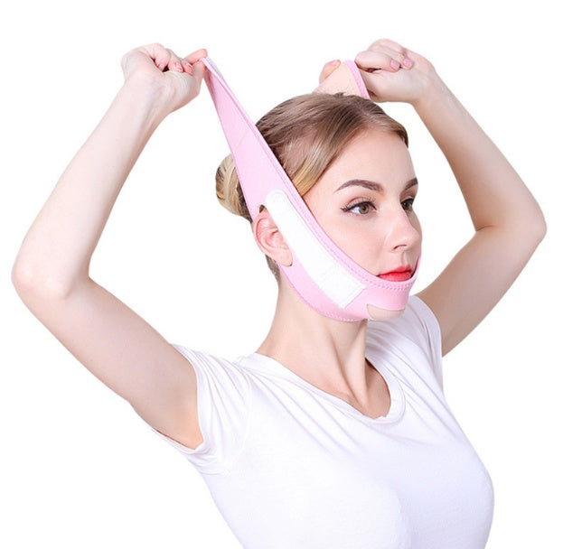 Face Slim V-Line Lift Up Mask Cheek Chin Neck Slimming Thin Belt Strap Beauty Delicate Facial Thin Face Mask Slimming Bandage - Harmonifa