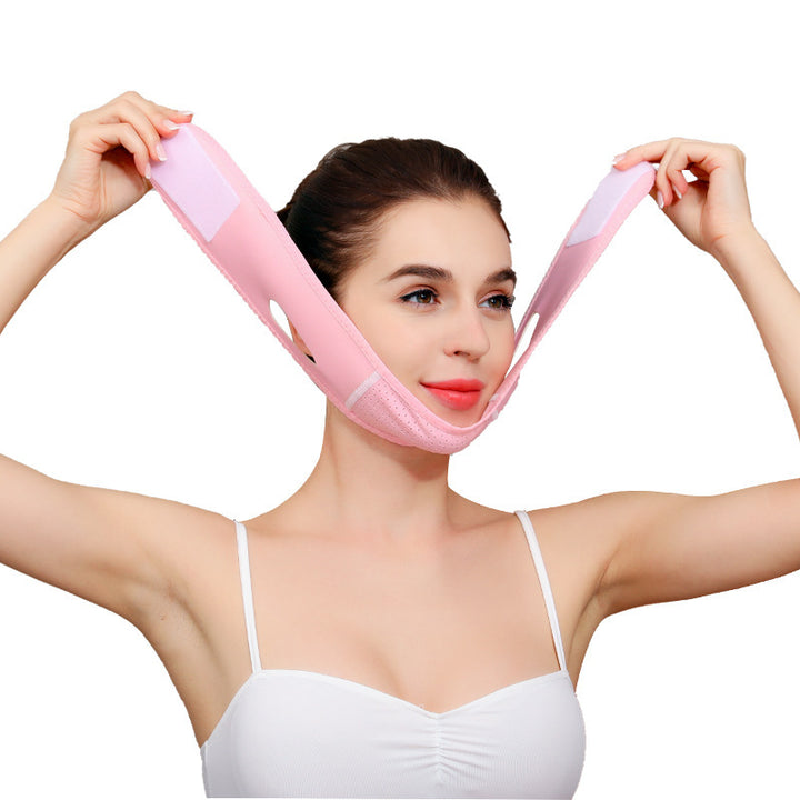 Face Slim V-Line Lift Up Mask Cheek Chin Neck Slimming Thin Belt Strap Beauty Delicate Facial Thin Face Mask Slimming Bandage - Harmonifa