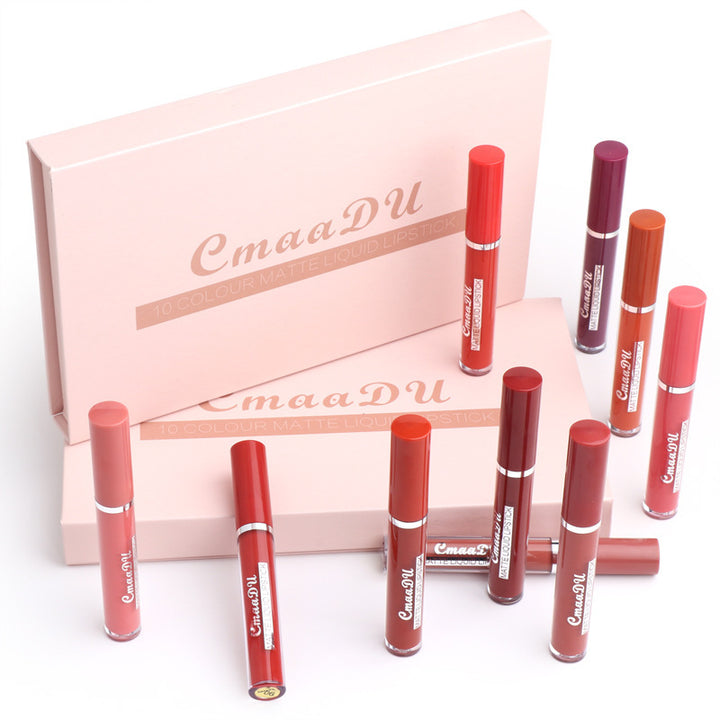 Women's Non-stick Cup Waterproof Matte Lipstick - Harmonifa