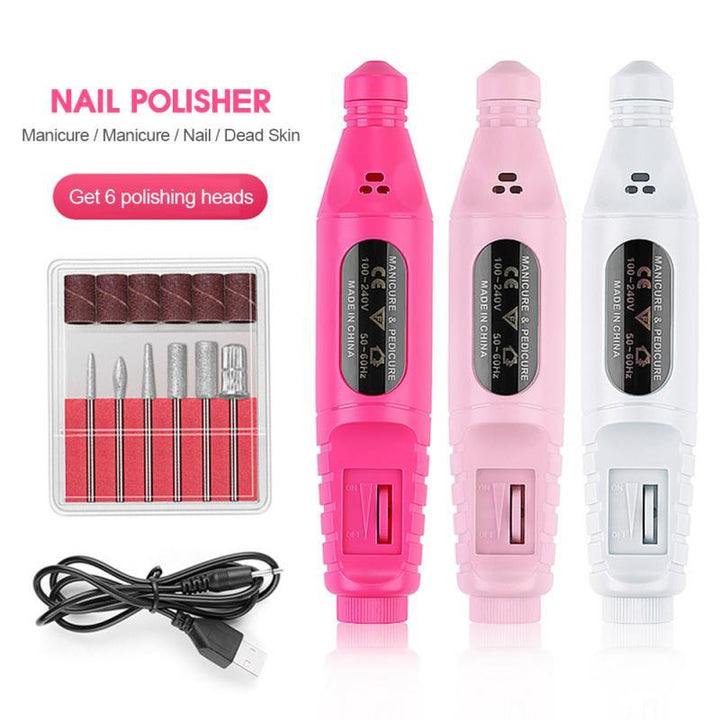 Electric Nail Polish Machine Pen Nail Art Tool - Harmonifa