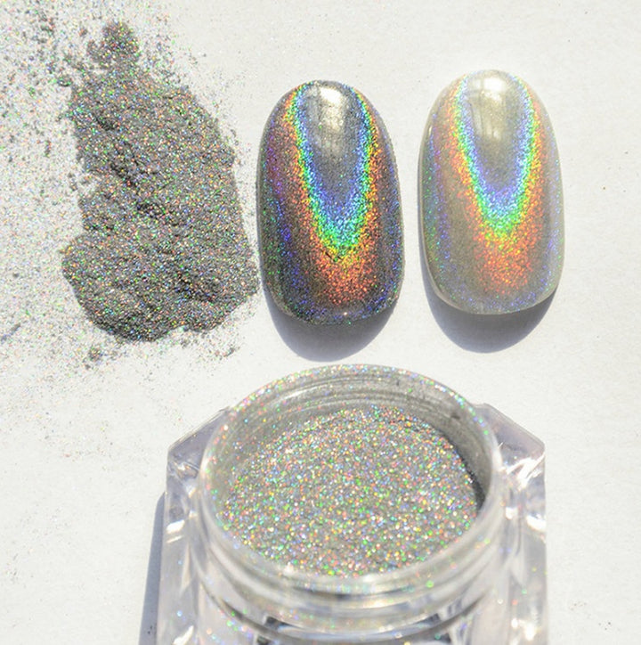 Nail Rainbow Powder Laser Mirror Powder - Harmonifa