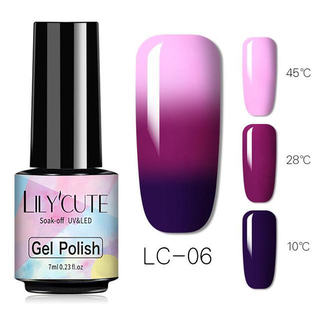 Thermal Gel Color Changing Nail Polish - Harmonifa