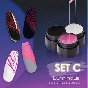 Manicure Luminous Nail Art Spider Nail Gel UV Nail Polish - Harmonifa