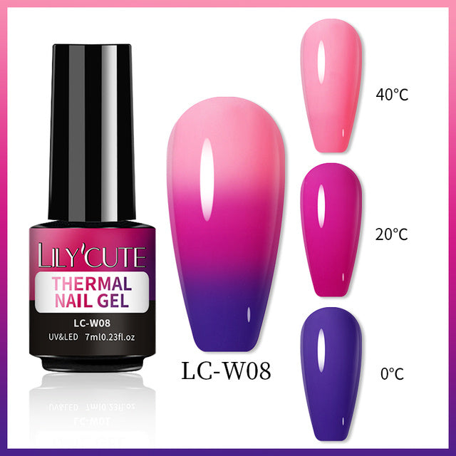 Thermal Gel Color Changing Nail Polish - Harmonifa