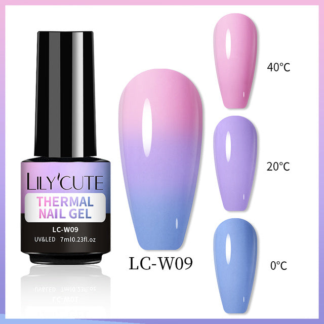 Thermal Gel Color Changing Nail Polish - Harmonifa