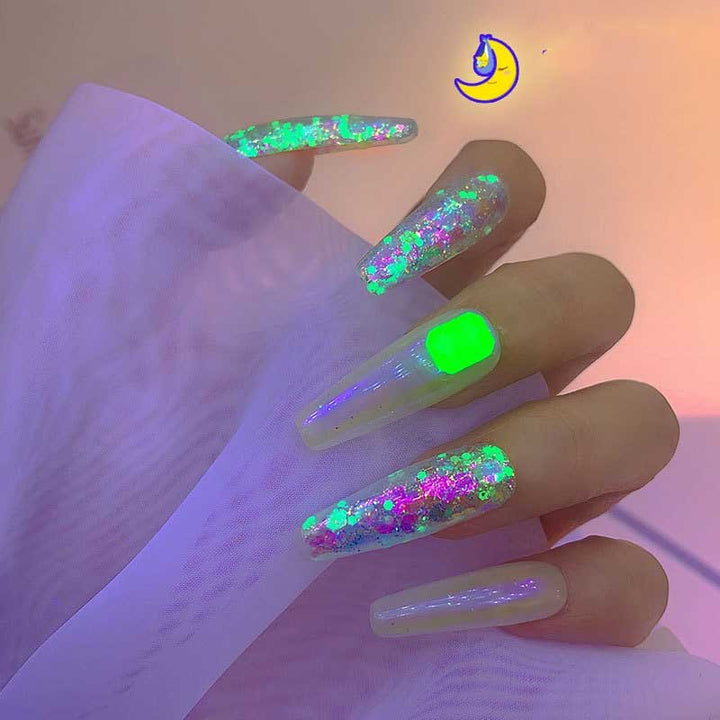 Nail Art Luminous Symphony Glitter Sequin Set - Harmonifa