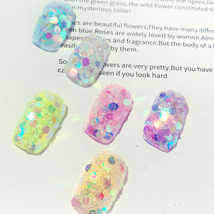 Nail Art Luminous Symphony Glitter Sequin Set - Harmonifa